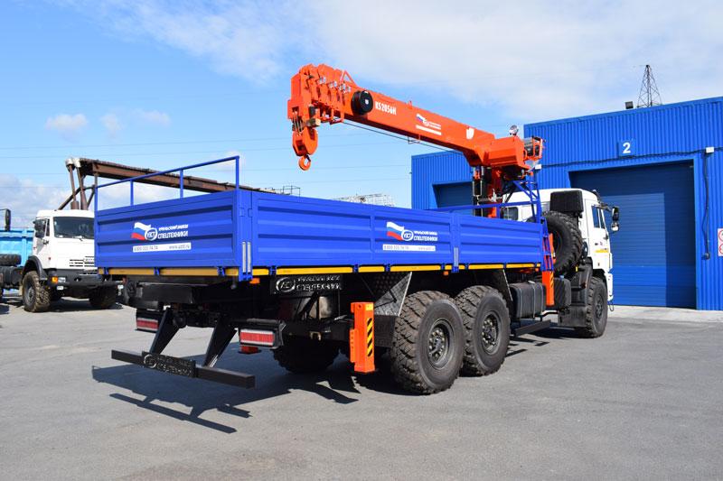 Бортовой автомобиль КАМАЗ 43118 с КМУ Kanglim KS2056