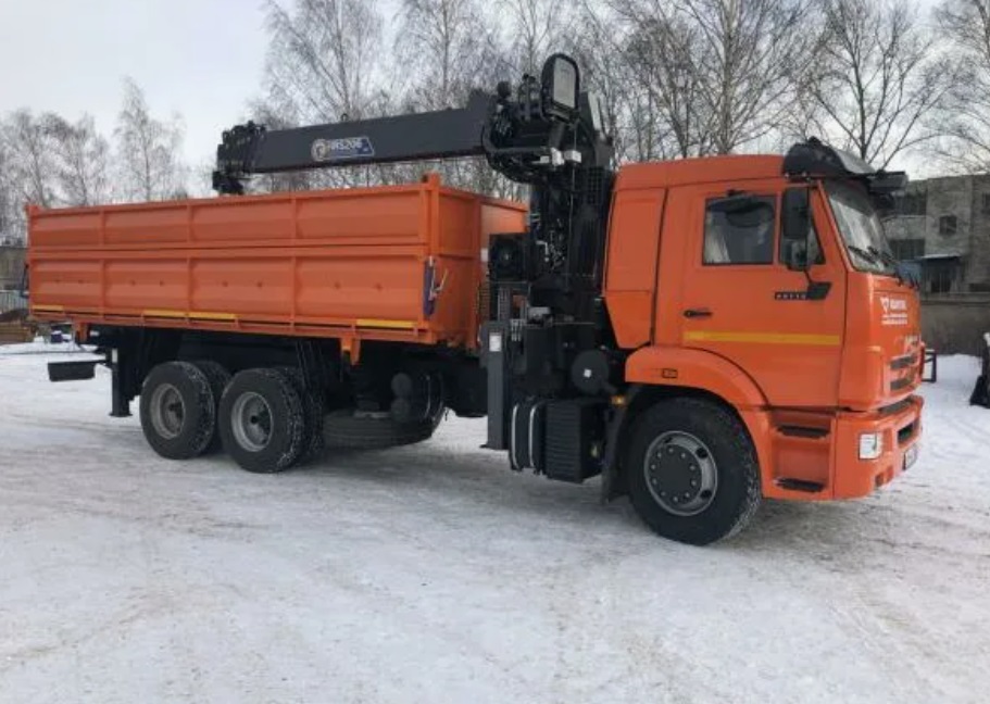Самосвал камаз 65115  с КМУ Horyong HRS 206