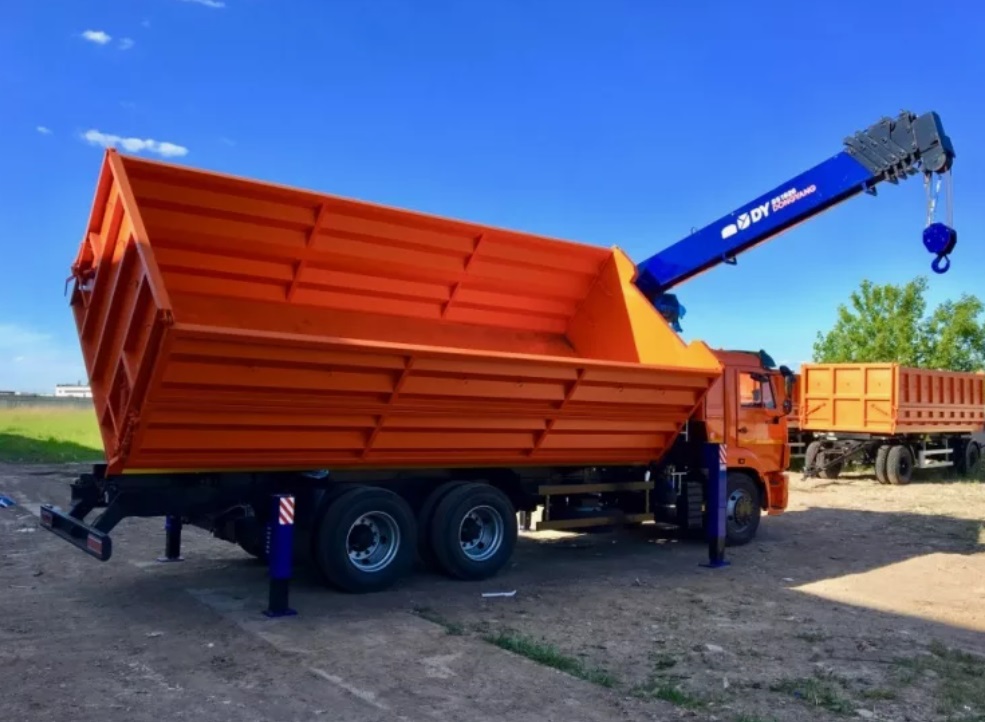 Самосвал камаз 65115  с КМУ DongYang SS1956