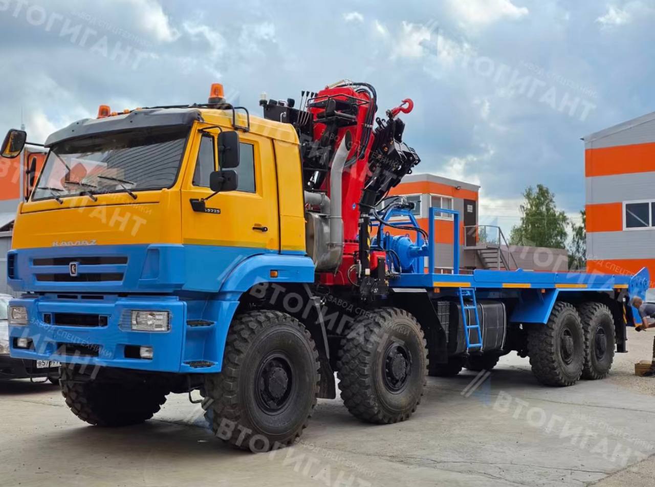 Автомобиль специальный для транспортировки блока манифольдов на шасси КАМАЗ 6560-53